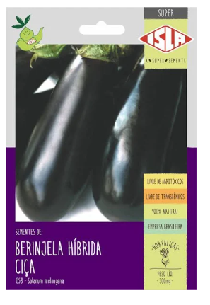 Sementes de Berinjela Hibrida Ciça - 1.000 unid - Isla Pro